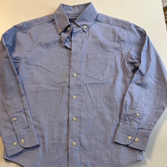 Chaps Light Blue Casual Button-Down Shirt - Picture 1 of 5